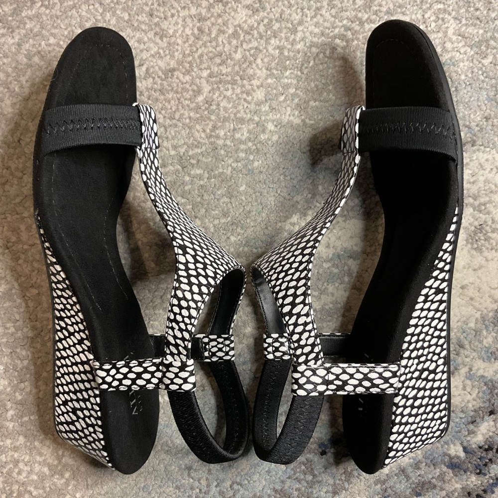 Alfani Step 'N Flex Vacanzaa Wedge Sandals - Spotted Snake (NIB) - Picture 9 of 15